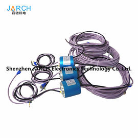 Ethernet-Schleifring-Signal-Bohrungs-Größe 12.7mm USB 3,0 RJ45 USB 2,0 durch gebohrten Schleifring