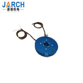 2 Pfannkuchen-Beleg-Ring Rotary Joint For Welding-Ausrüstung des Draht-100M Ethernet Through Hole