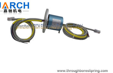 1 Kanal 1000M Ethernet-Schleifring 1~24 umkreist Signal OD56mm Flanschbefestigungs-Höchstgeschwindigkeit: 200RPM