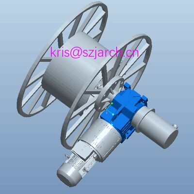Industrielle Kabeltrommel für Krane, die Kabelmanagement und -schutz bietet, um die Lebensdauer und Sicherheit der Ausrüstung zu erhöhen