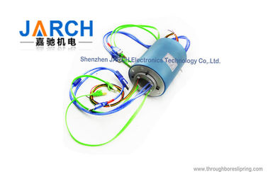 Signal-Ethernet 500Rpm 2 USB durch gebohrten Kanal 2 1000M der Schleifring-Größen-30mm